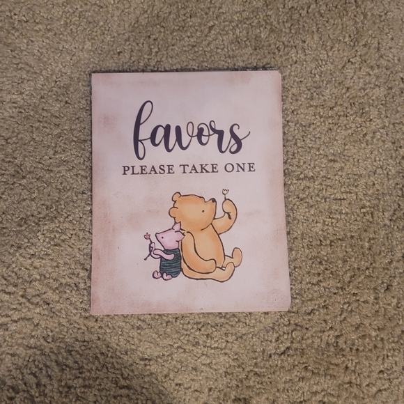 Classic Winnie The Pooh Party Table Signs 6 Pack 8"×11" - Picture 7 of 7